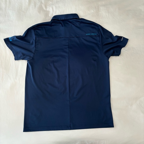 Under Armour Men’s Navy Golf Shirt - Picture 4 of 4